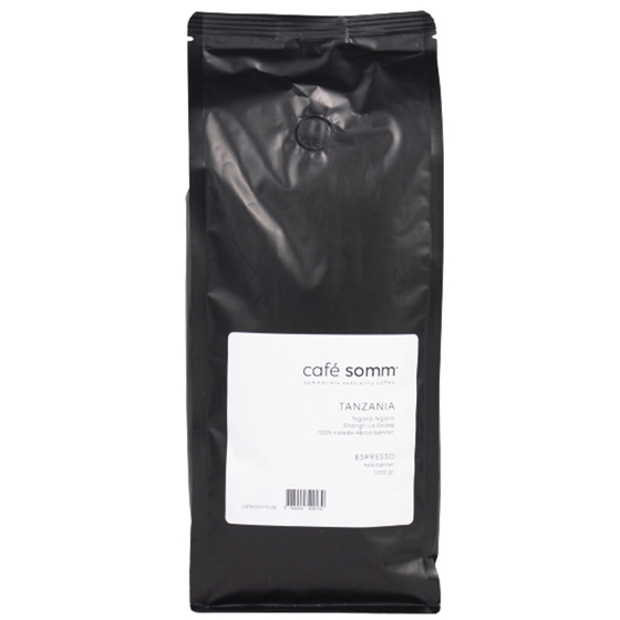 Café Somm Tanzania Ngoro Ngoro Espresso Kaffebønner 1000 g.